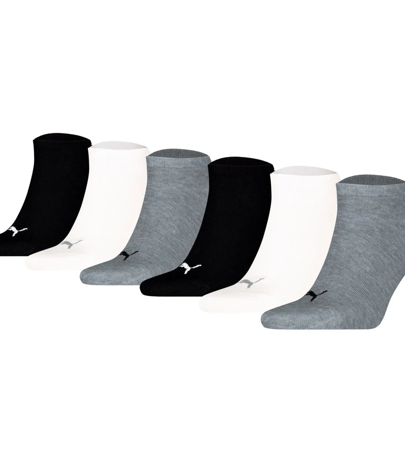 DAMES PUMA Sokken Sneaker Plain ECOM 6P Set van 6