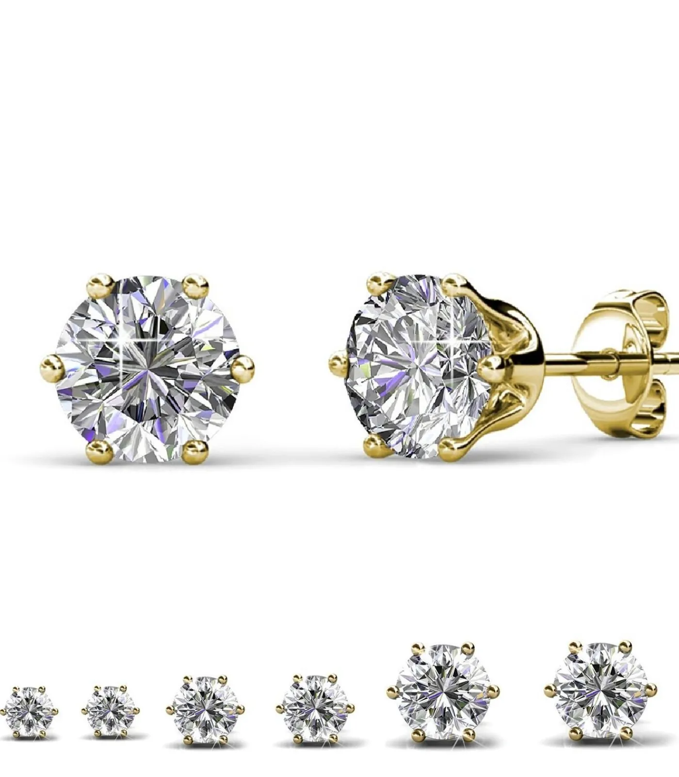 Sale Solitaire L oorbellen - Oostenrijks kristal DAMES Oorbellen