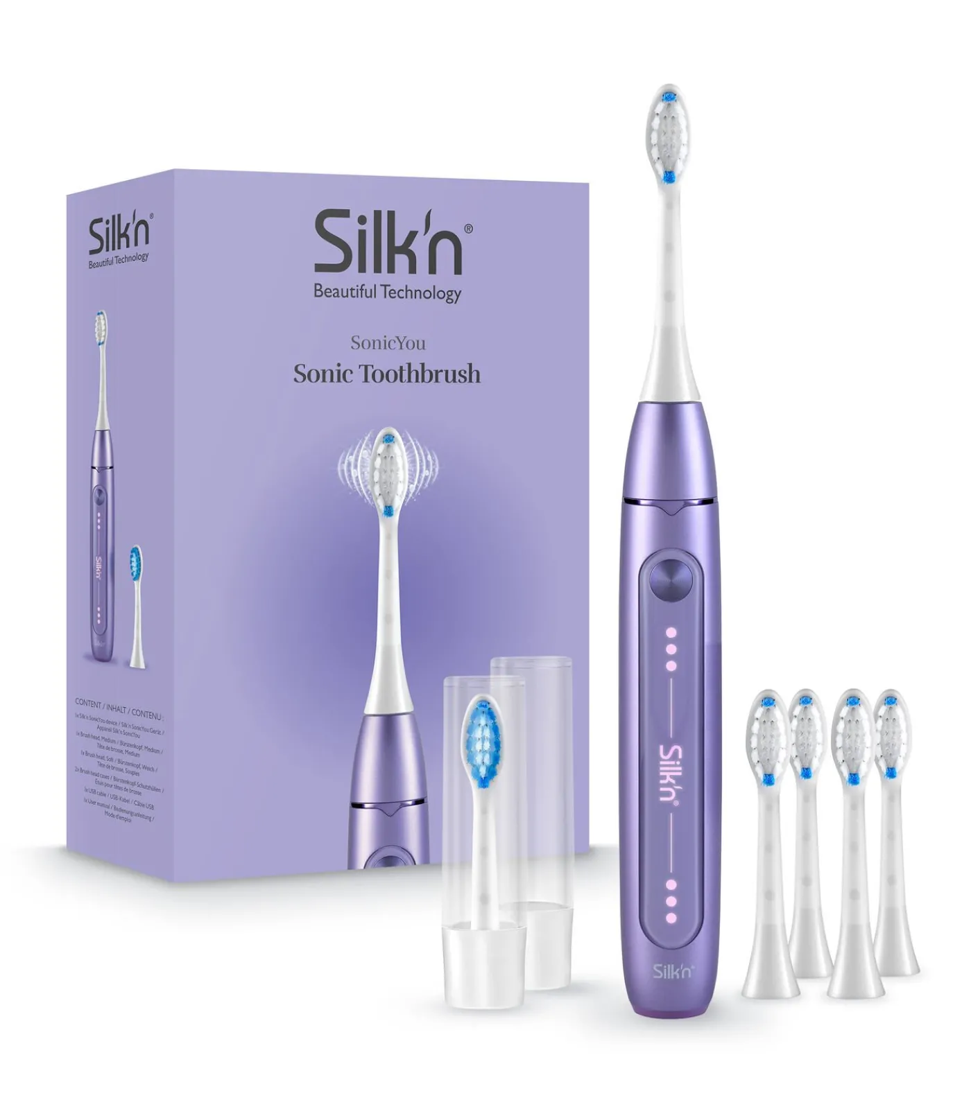 Silk'n SonicYou Set - Mondverzorging - Elektrische Tandenborstel Lila