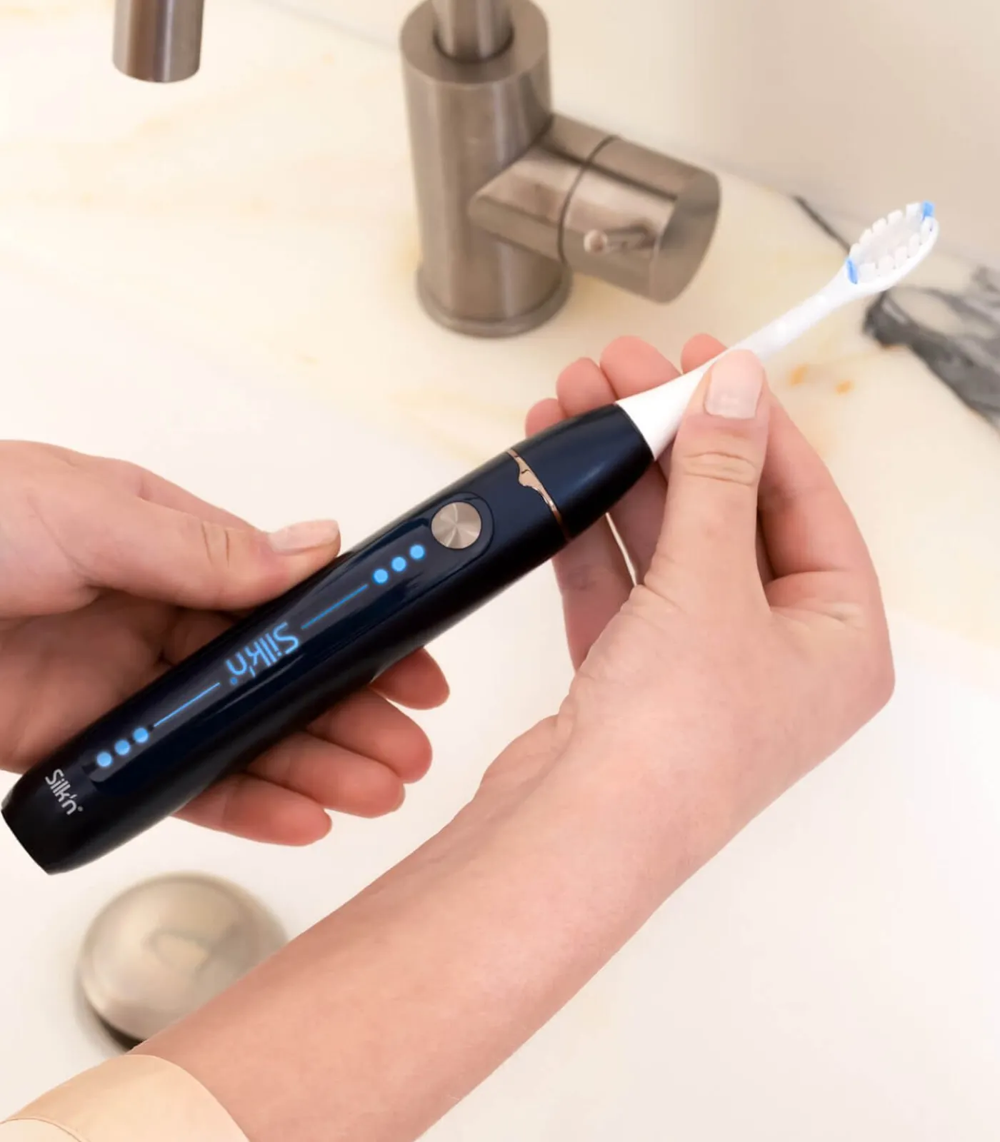 Silk'n SonicYou Set - Mondverzorging - Elektrische Tandenborstel Donkerblauw