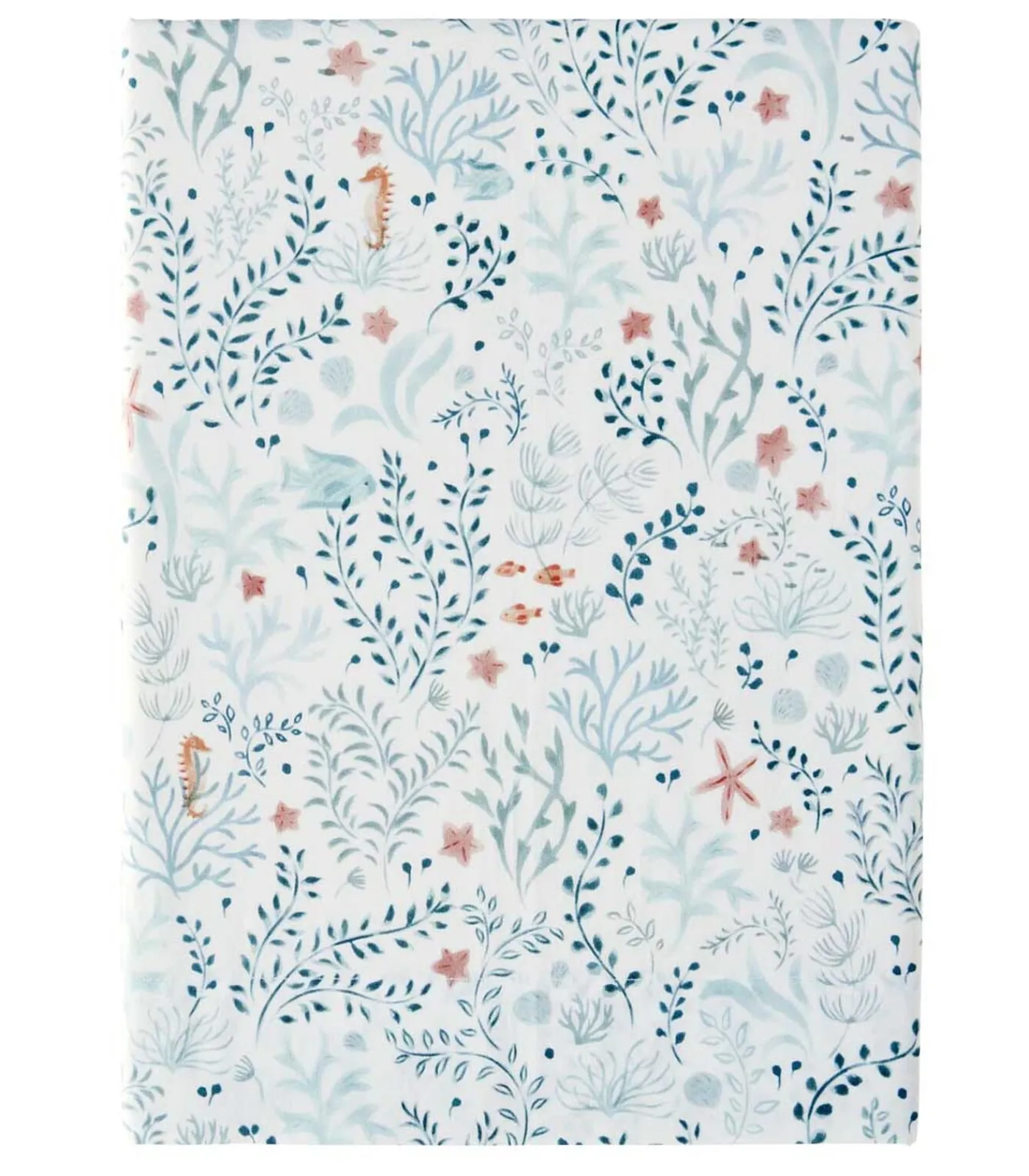 ESSIX Sous l'océan - Laken in katoen perkal met print 180x290