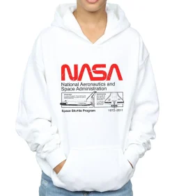 Best SPACE SHUTTLE - Trui met kap - Wit Kinderen Truien & Vesten