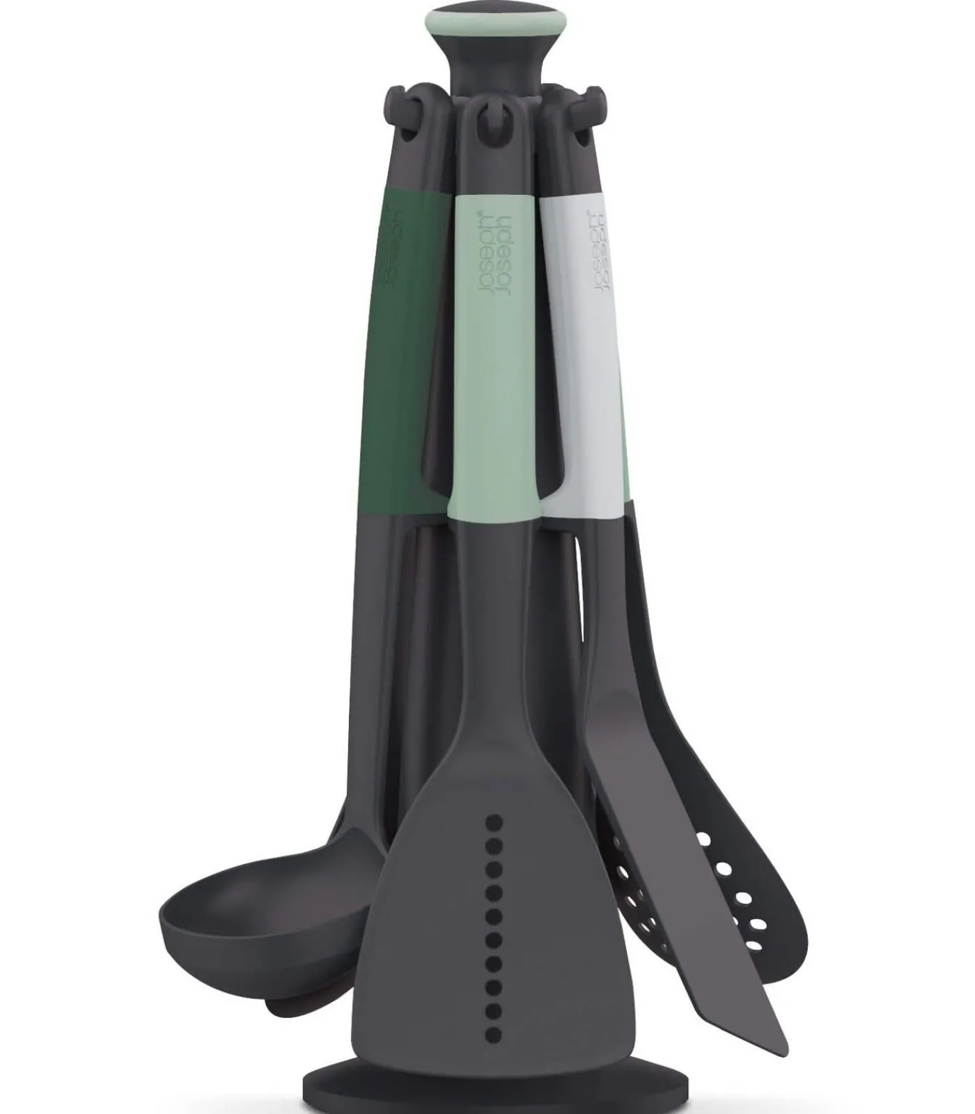 JOSEPH JOSEPH Spatelset Carrousel met 6 spatels - Elevate - Sage