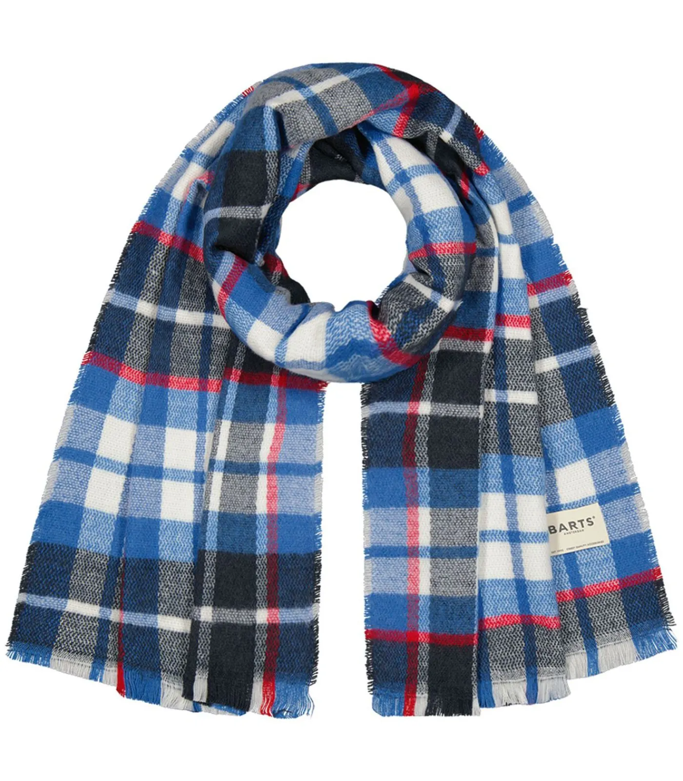 Heren Barts Spenter Sjaal Blauw