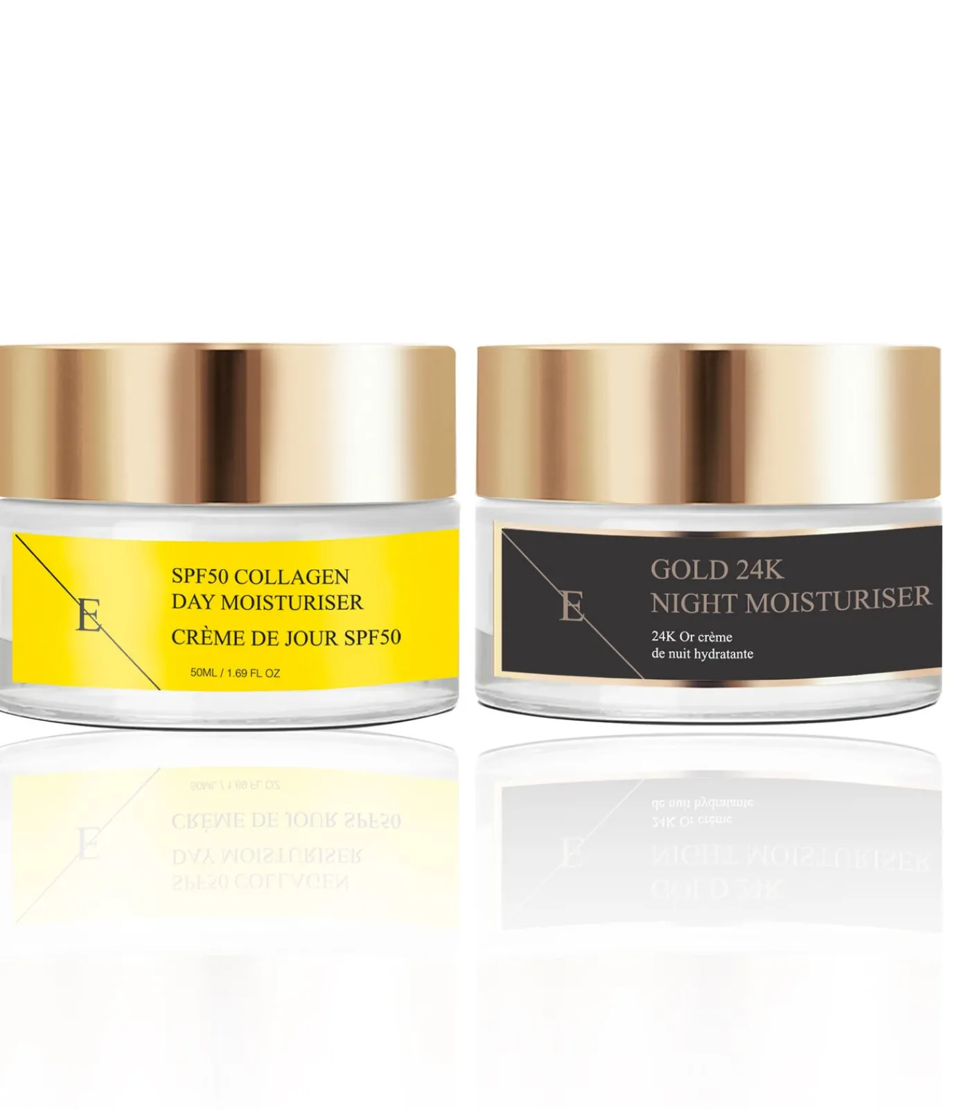 Sale SPF COLLAGEEN DAGCRÈME +ANTI-RIMPEL Nacht-MOISTURIZER Gezicht Sets