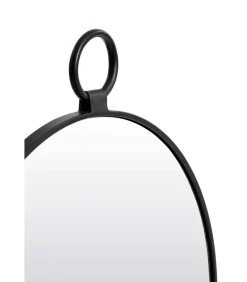 Luqaza Spiegel Disa - Zwart - Ø40cm