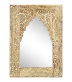 vidaXL Spiegel handgeschilderd 40x55 cm massief mangohout