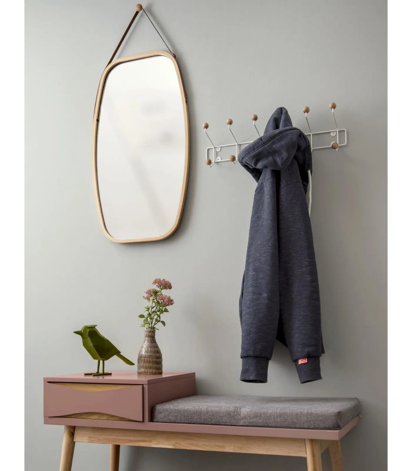 Best Spiegel Idyllic - Naturel - 43x74 cm Spiegels