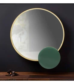 Best Spiegel met geëmailleerd detail, 67 cm Spiegels