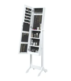 Clearance Spiegel vrijstaand 34x37x146 cm wit Spiegels