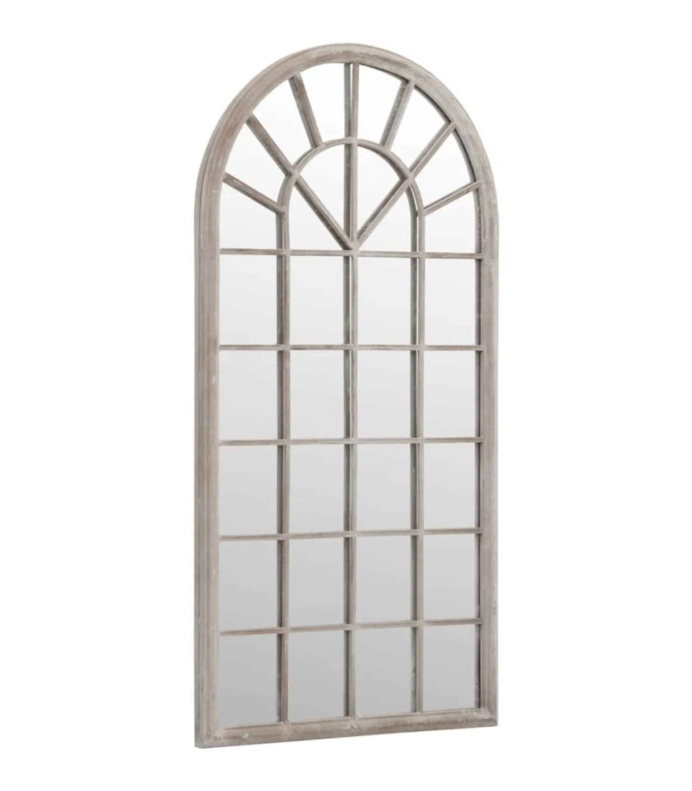 vidaXL Spiegel 90x45 cm ijzer zandkleurig