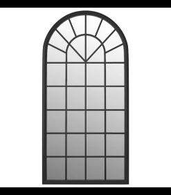 Hot Spiegel 90x45 cm ijzer zwart Spiegels