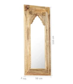 Hot Spiegel 50x3x110 cm massief mangohout Spiegels