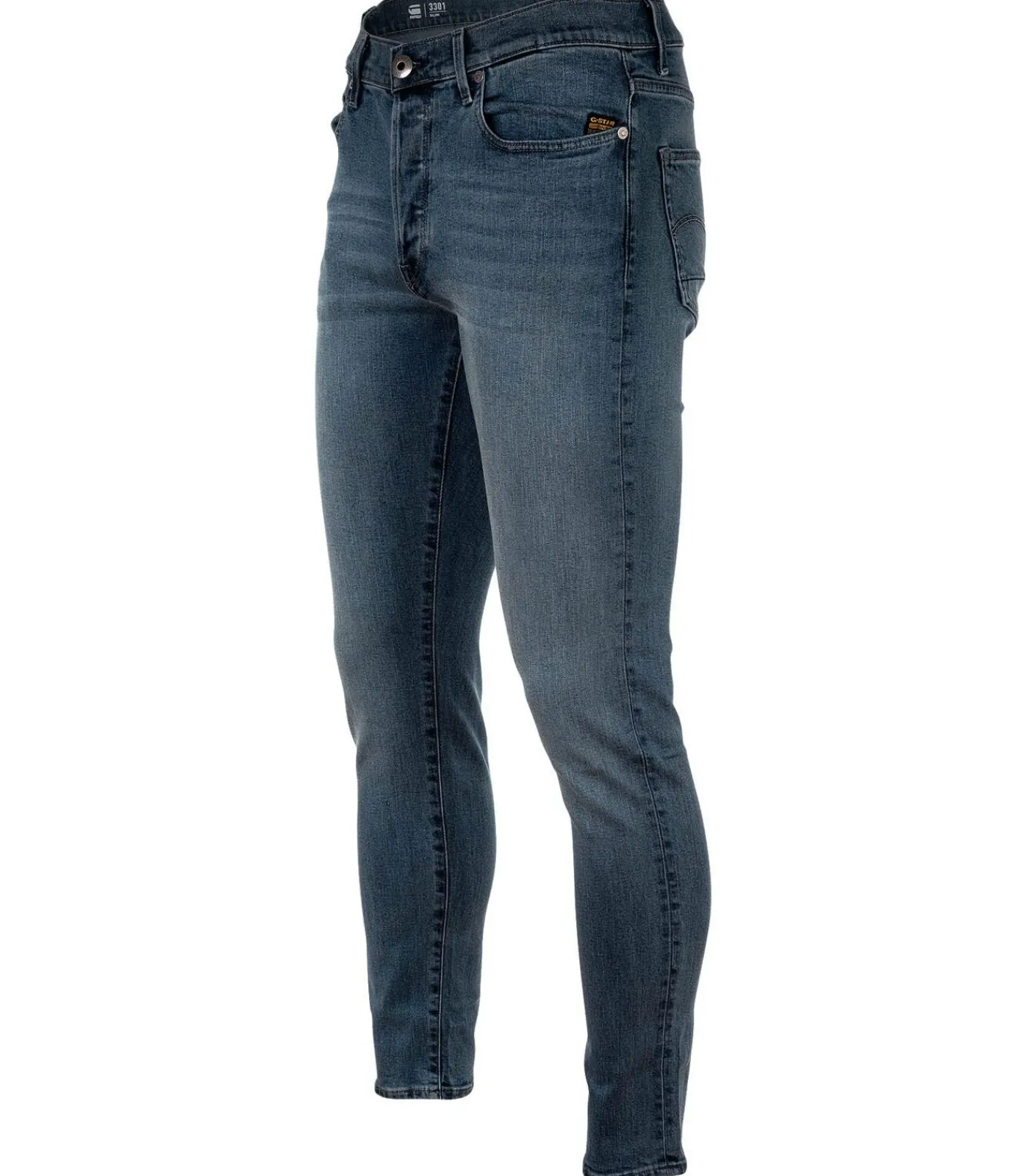 Heren G-Star RAW Spijkerbroek 3301 Slim Elto Stretch Denim