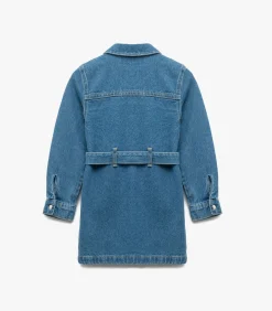 Sale Spijkerjurk Meisjes Ceintuur Zakdetails Kinderen Kleedjes & Rokken