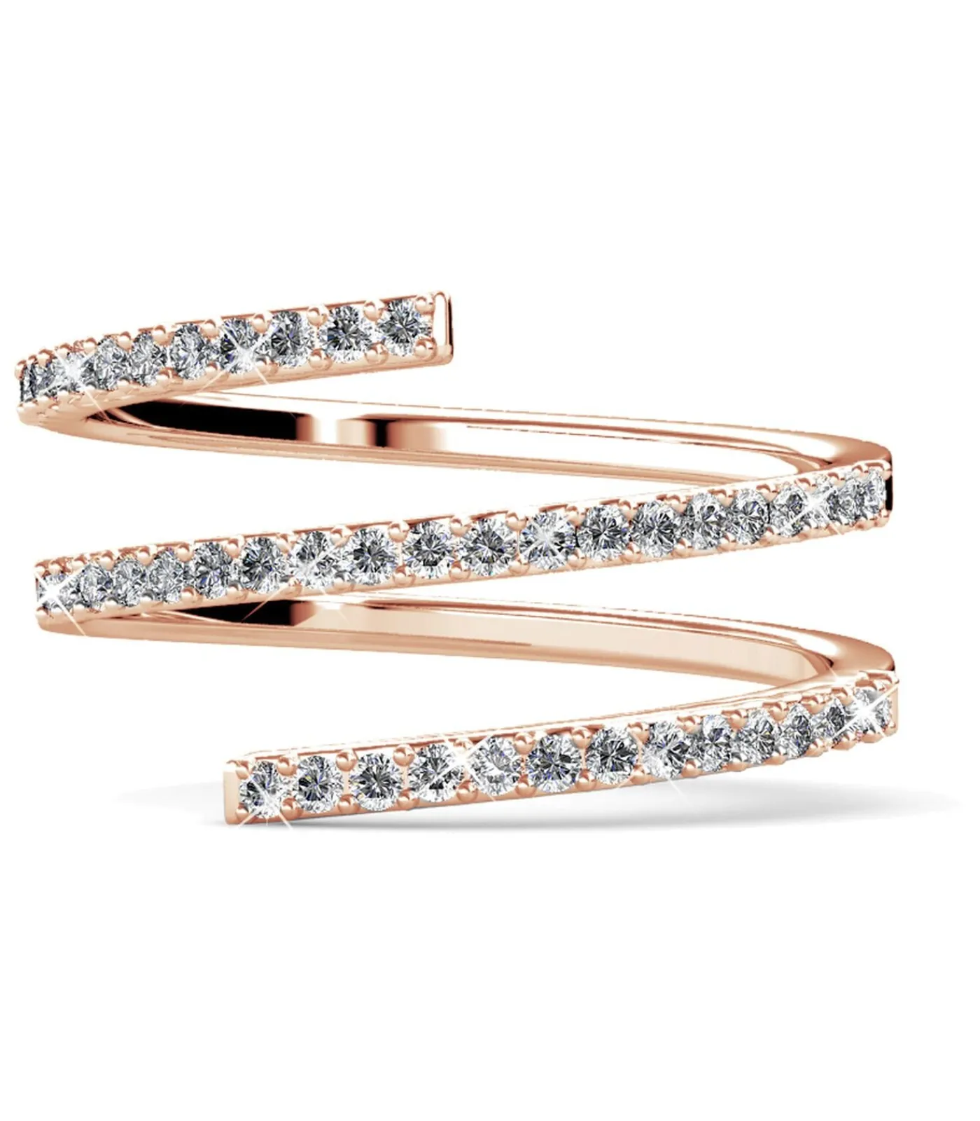 Sale Spiraalring - Oostenrijks Kristal DAMES Ringen