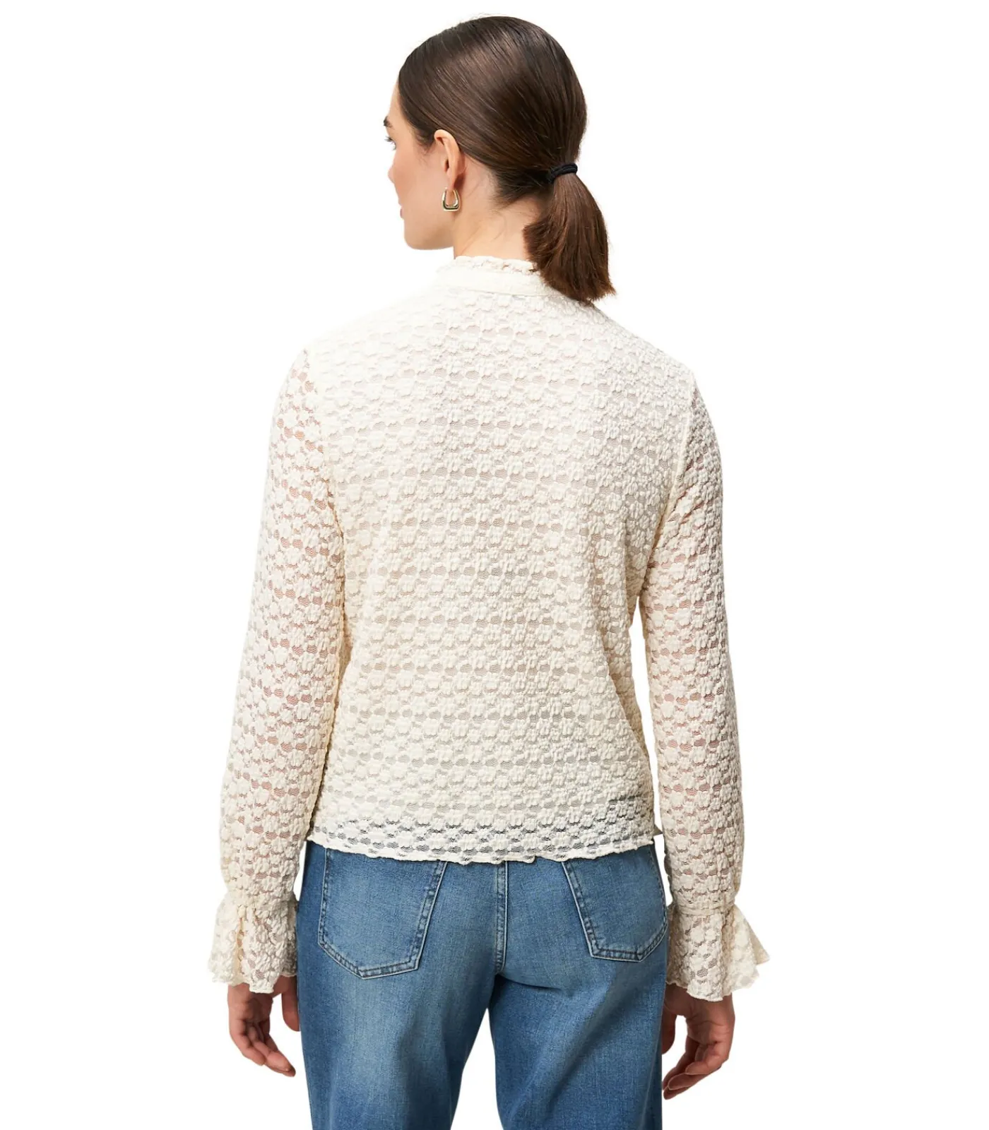 Online Spitzenbluse DAMES Overhemden & Blouses