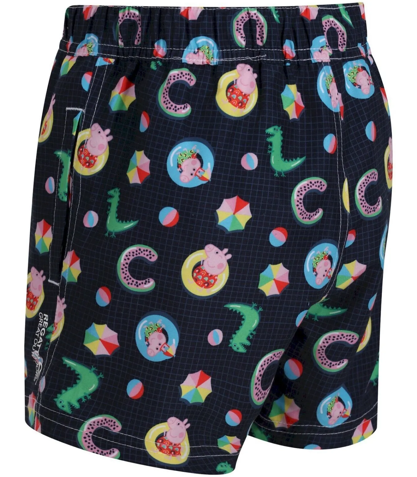 SPLASH - Zwembroek - Marineblauw Kinderen Badkleding