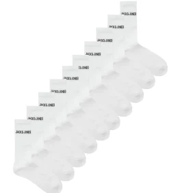 Heren JACK & JONES Sportsokken Heren JACREGEN - 10 paar - Wit