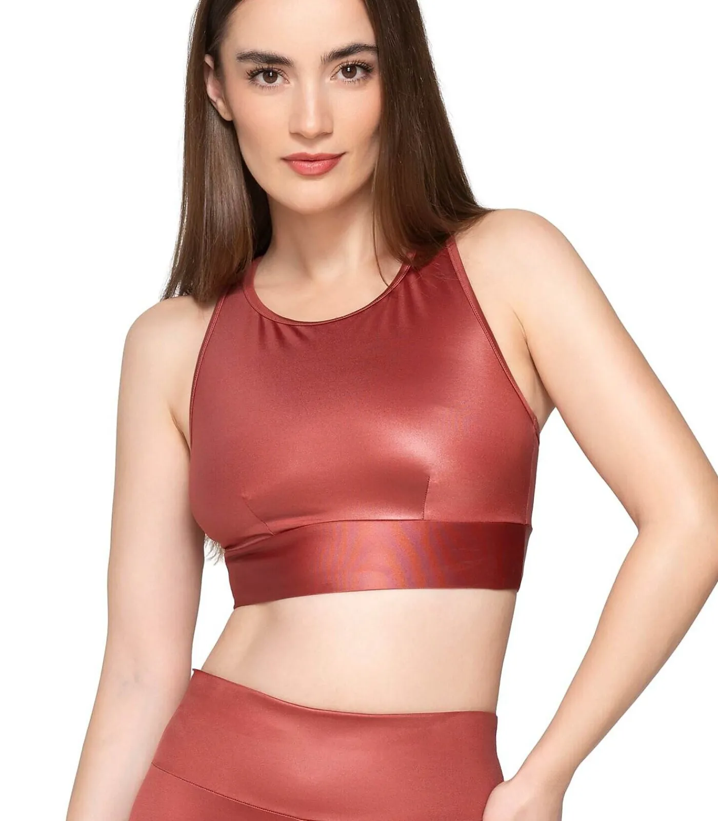 Sale Sporttop met zwemmersrug FLEXFIT DAMES Sportkledij