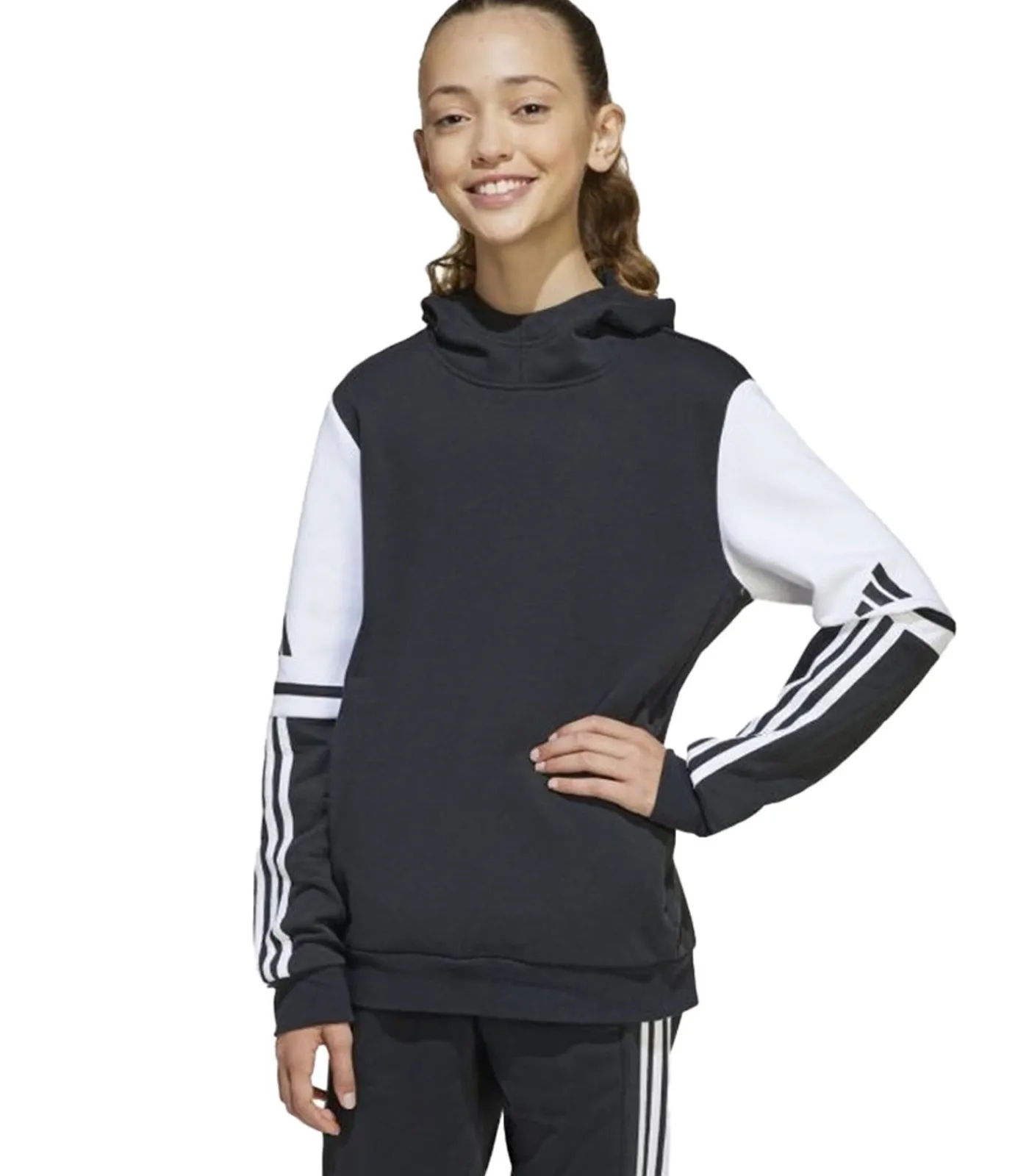 Kinderen Adidas SQUADRA 25 - Trui met kap - Zwart