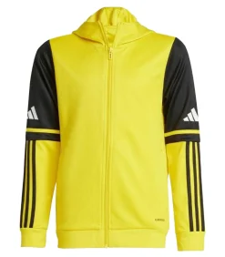 Kinderen Adidas SQUADRA 25 - Trui met kap Met Volledige Ritssluiting - Zwart