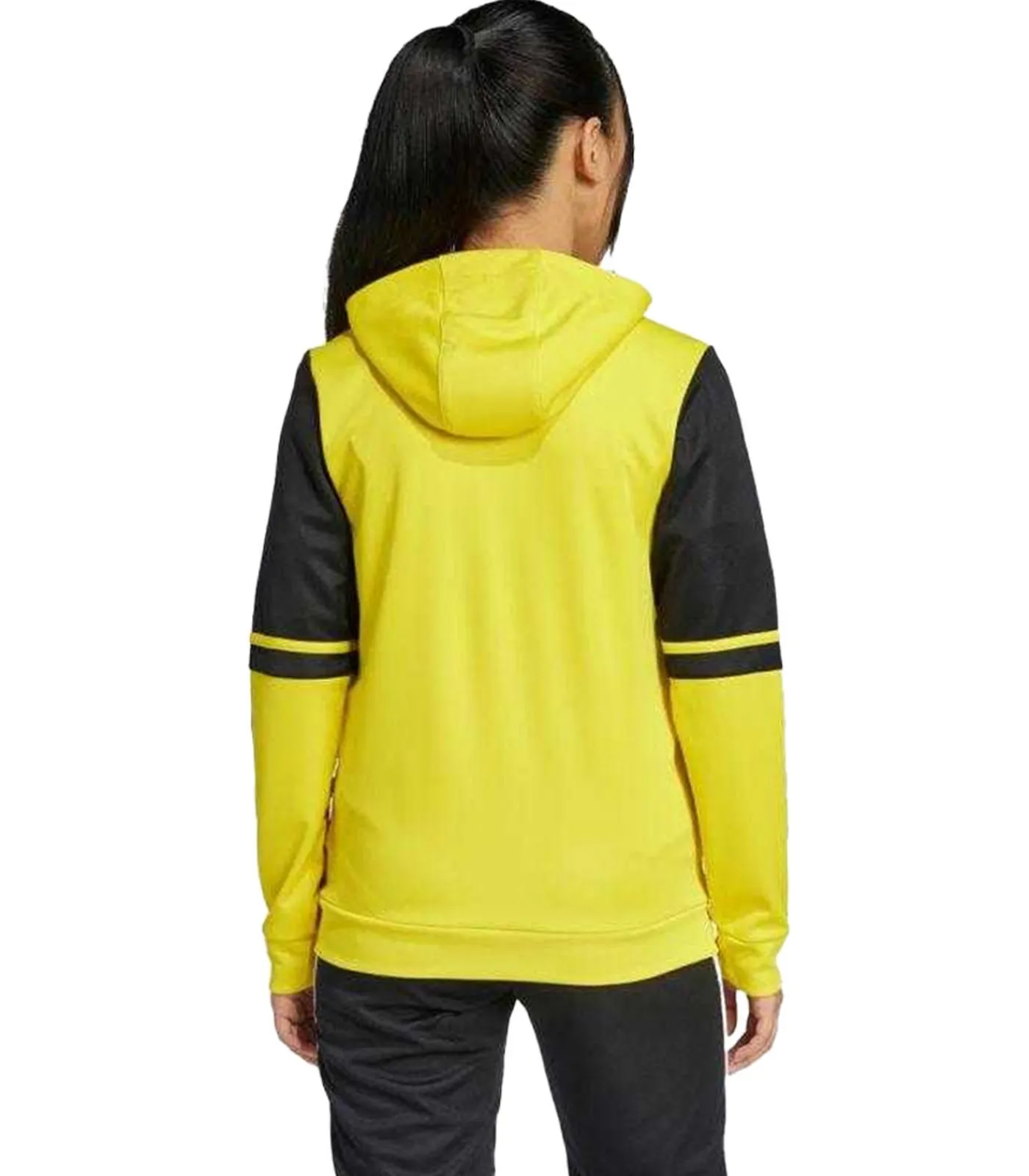 Kinderen Adidas SQUADRA 25 - Trui met kap Met Volledige Ritssluiting - Zwart