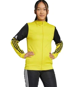 Kinderen Adidas SQUADRA 25 - Trui met kap Met Volledige Ritssluiting - Zwart