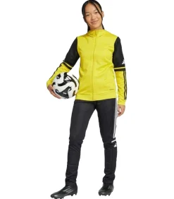 Kinderen Adidas SQUADRA 25 - Trui met kap Met Volledige Ritssluiting - Zwart