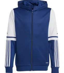 Kinderen Adidas SQUADRA 25 - Trui met kap Met Volledige Ritssluiting - Marineblauw