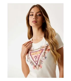 Sale Ss Triangle Flowers Tee DAMES T-Shirts & Tops