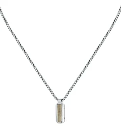 Heren Sector No Limits Stalen halsketting, BASIC emaille