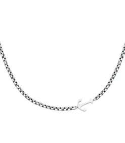 New Stalen halsketting, emaille MARINE Heren Kettingen