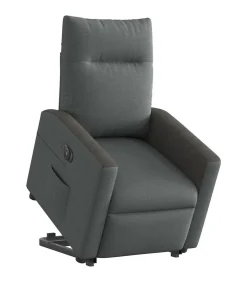 Best Sta-op-stoel elektrisch verstelbaar stof donkergrijs Zetels