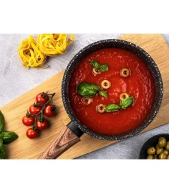 Hot Steelpan Marble Wood - ø 20 cm / 2.1 liter Potten & Pannen