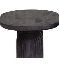 WOOOD Steppe Salontafel - Mango Hout - Zwart - 38x110x72