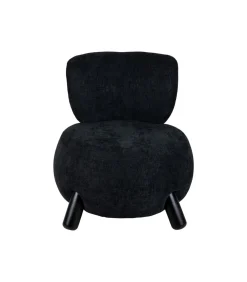 Leitmotiv Stoel Busto - Zwart - 74x74x74cm