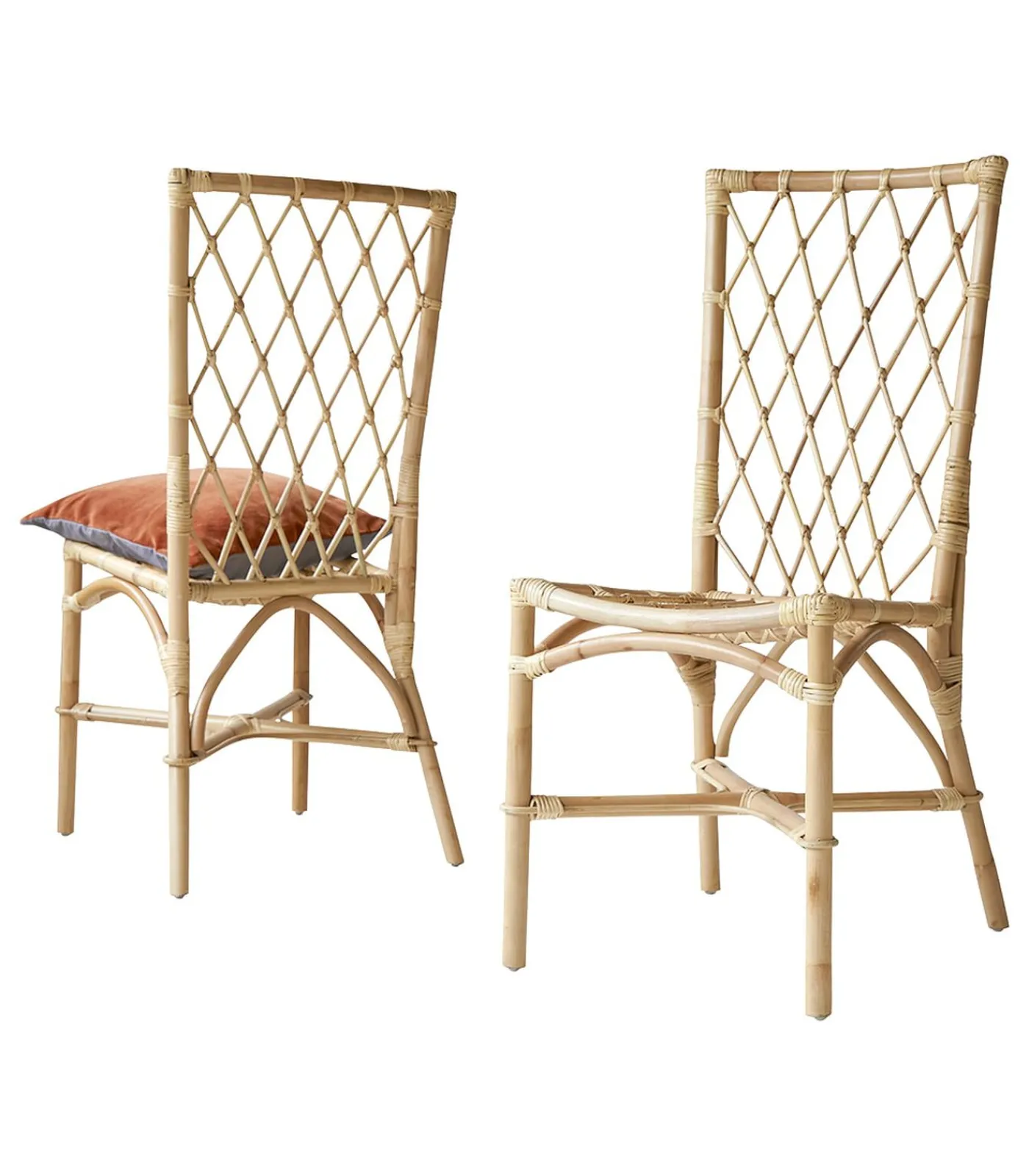 Tikamoon Stoel van rotanstengels Zélie