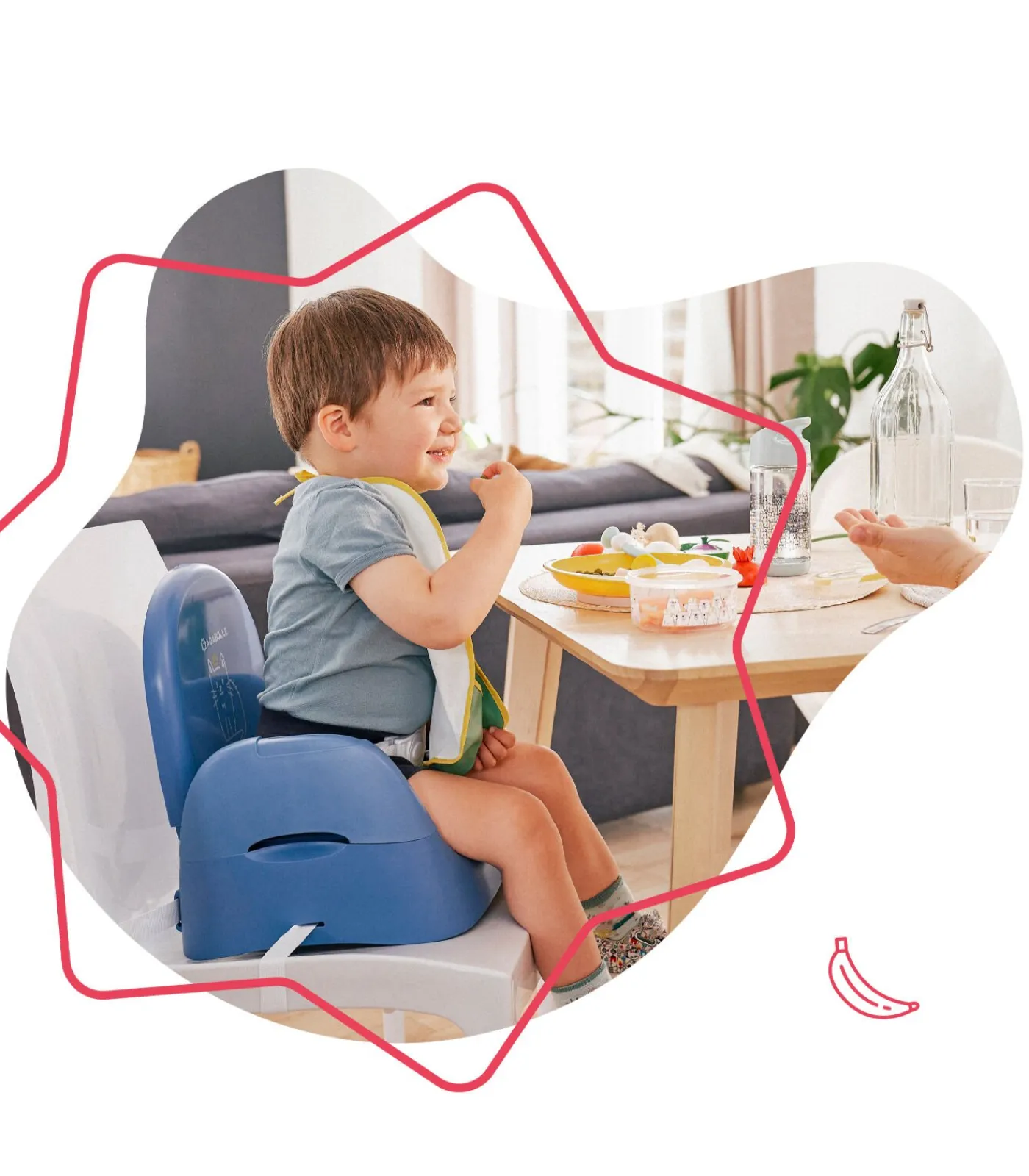 Kinderen BADABULLE Stoelverhoger - Cat