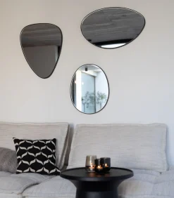 Discount Stone Medium - Spiegel - Zwart Spiegels