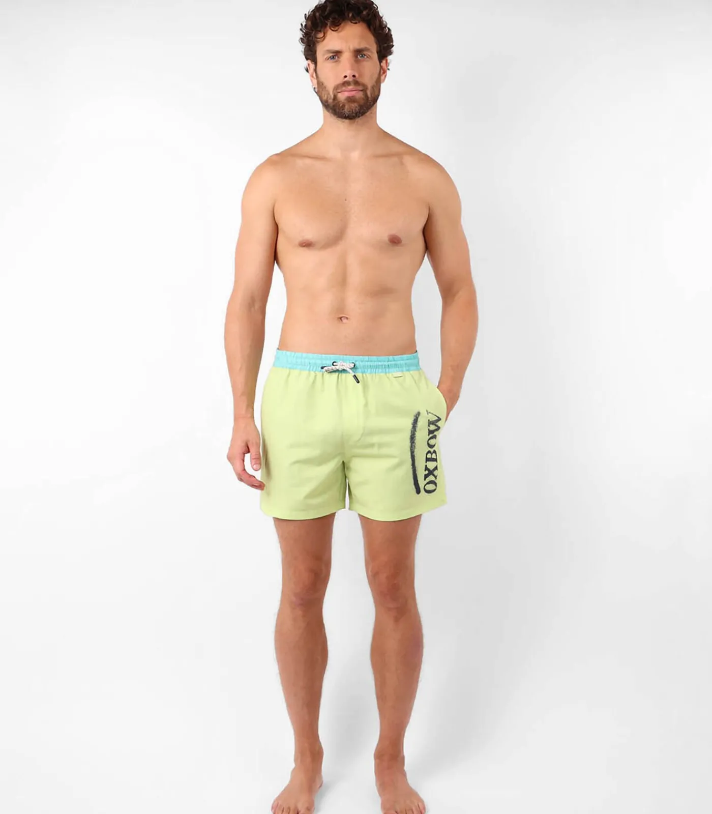 Heren Oxbow Strand korte stretch grafische print BEACHBREAK