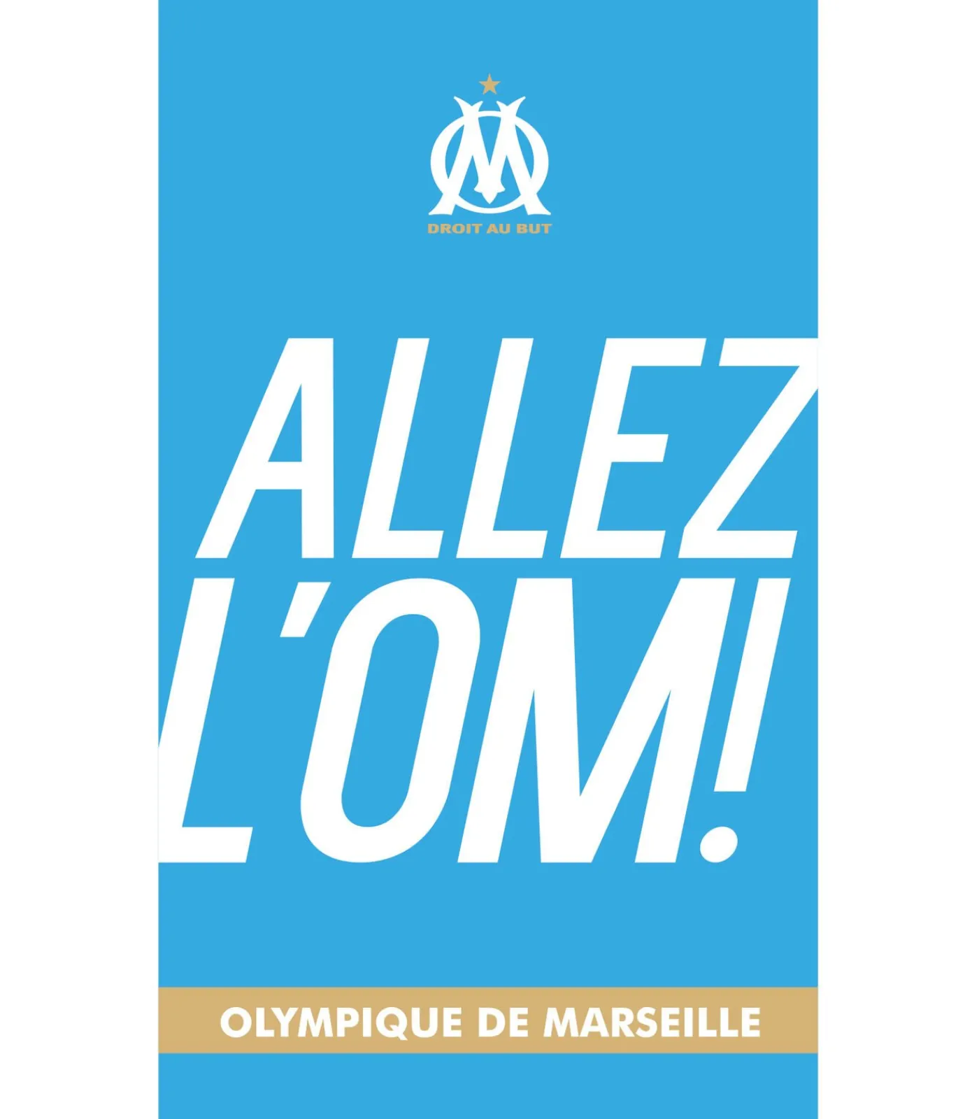 Strandlaken met fluwelen opdruk 100% katoen, OM ALLEZ Handdoeken