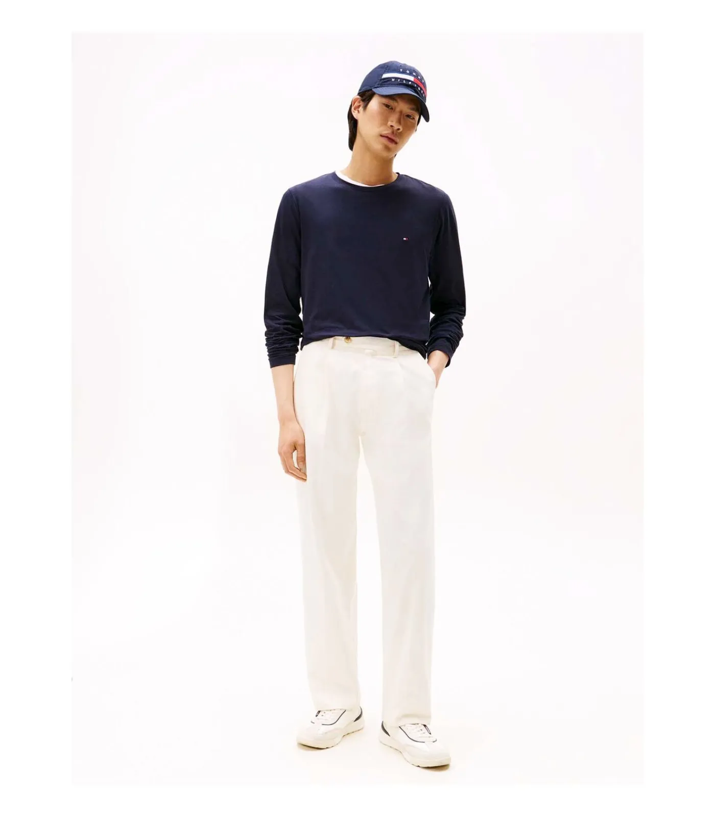 New Stretch Slim Fit Lon Heren T-Shirts & Polo's