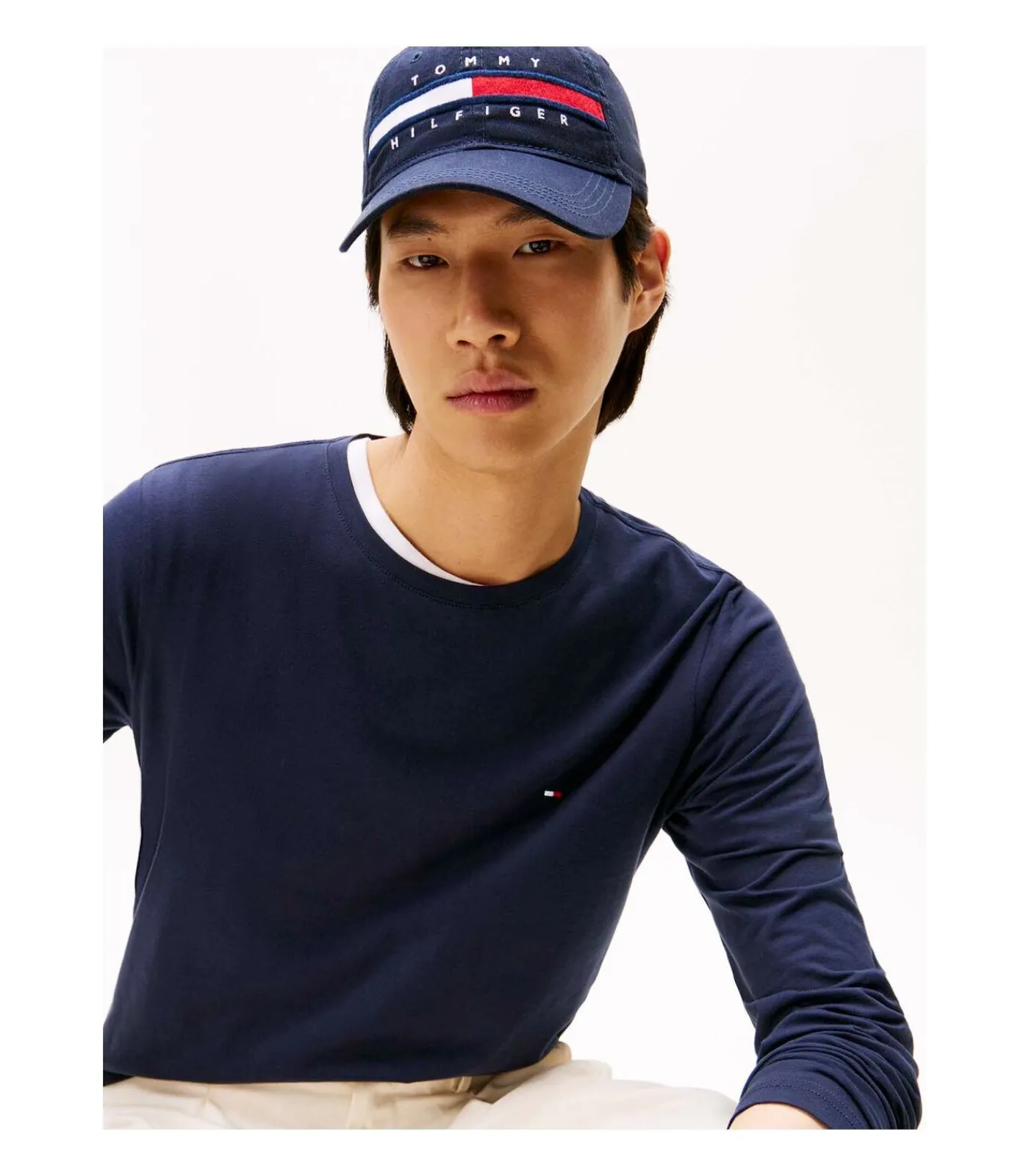 New Stretch Slim Fit Lon Heren T-Shirts & Polo's