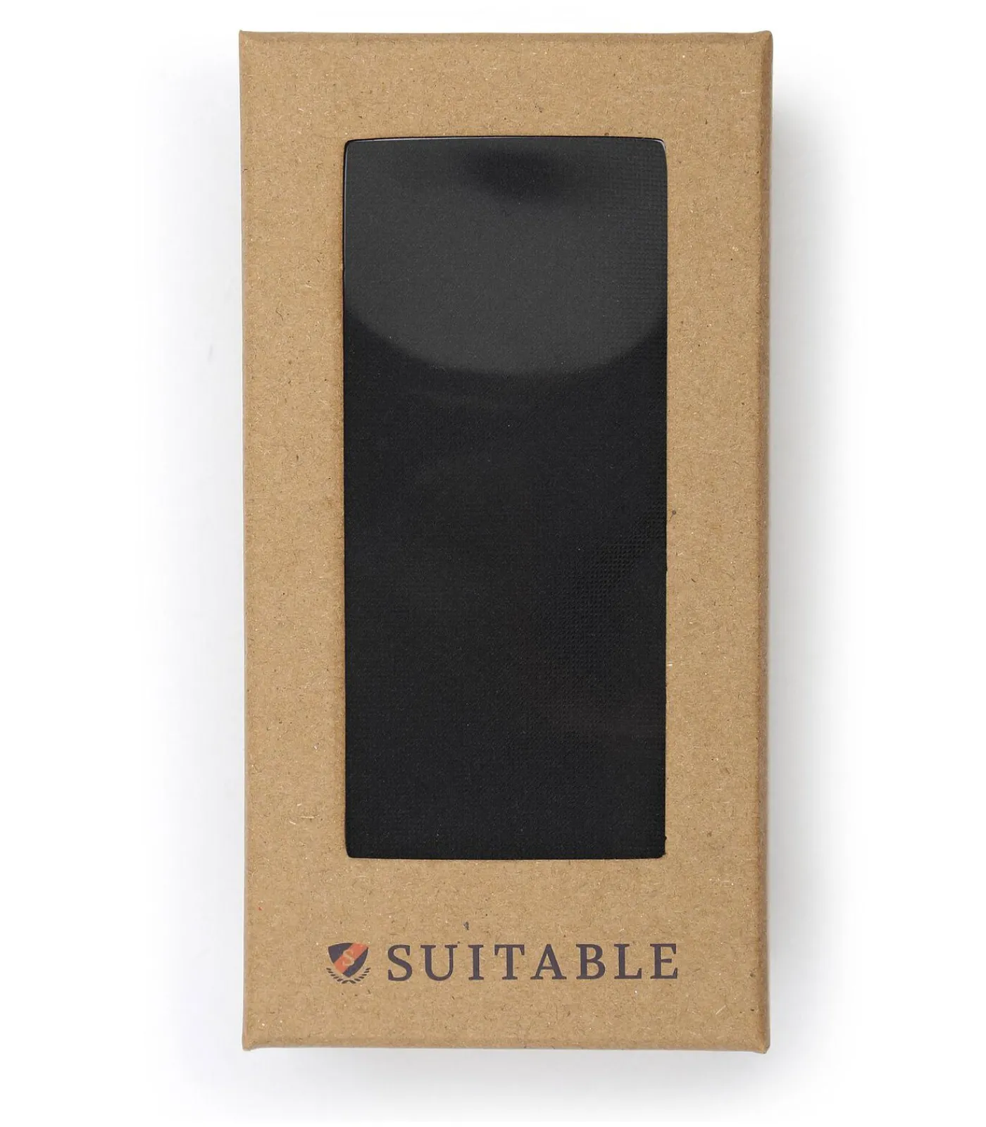 Heren Suitable Strik Zijde Zwart