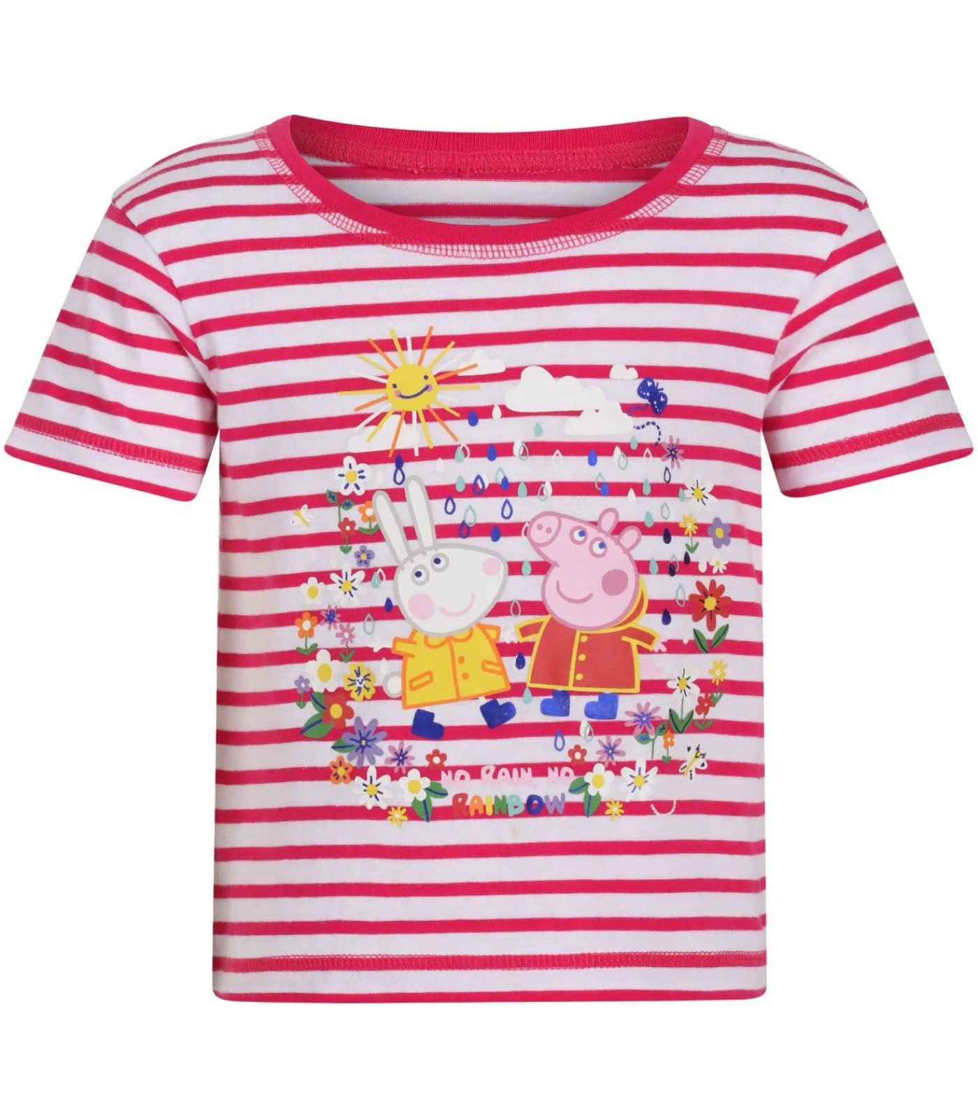 Kinderen Regatta STRIPE - T-shirt - Oud Roze