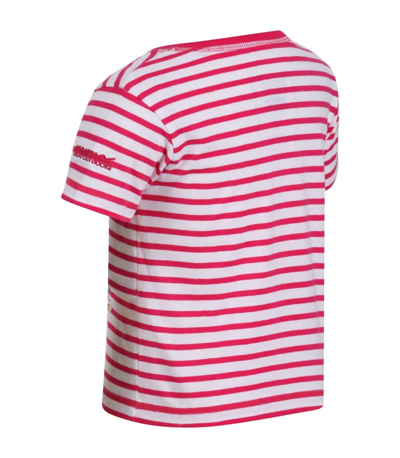 Kinderen Regatta STRIPE - T-shirt - Oud Roze