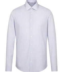 Heren Seidensticker STRIPED - Shirt - Blauw