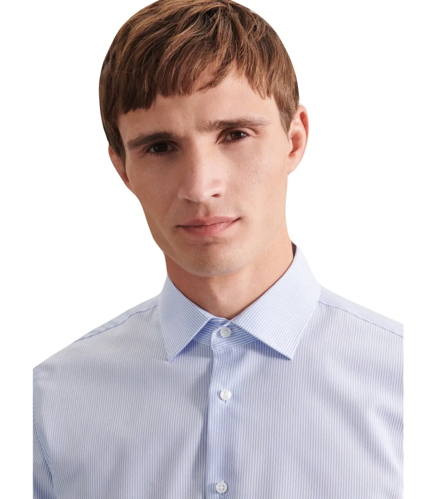 Heren Seidensticker STRIPED - Shirt - Blauw