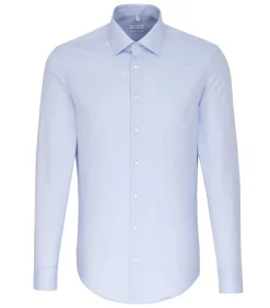 Outlet STRIPED - Shirt - Blauw Heren Hemden